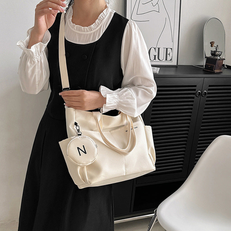 Canvas Handtasche Damen - 3-in-1 Bag