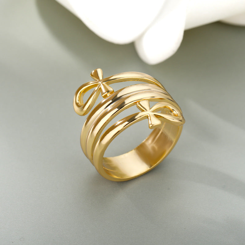 Paarringe Doppelschicht - Statement Ringe