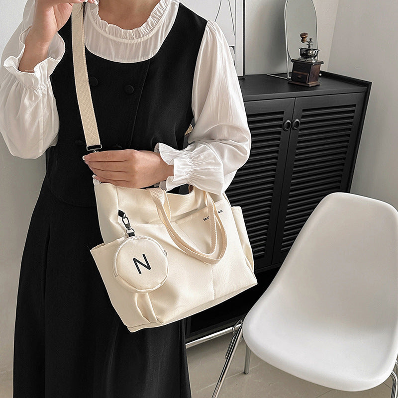 Canvas Handtasche Damen - 3-in-1 Bag