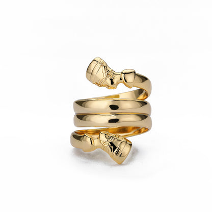 Paarringe Doppelschicht - Statement Ringe