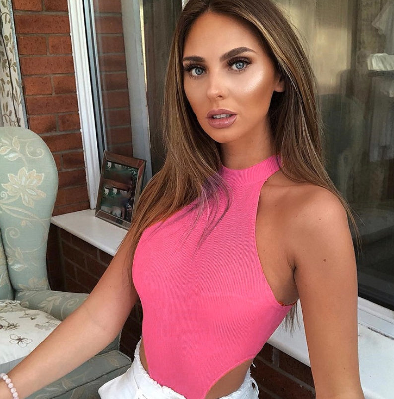 Halter Bodysuit Damen - Eleganter Tank Jumpsuit mit perfekter Passform