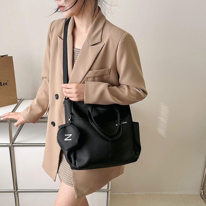 Canvas Handtasche Damen - 3-in-1 Bag